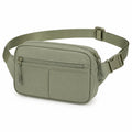 Gürteltasche 24 x 6 x 15 cm aus Textilgewebe olivgrün mit verstellbarem Hüftgurt